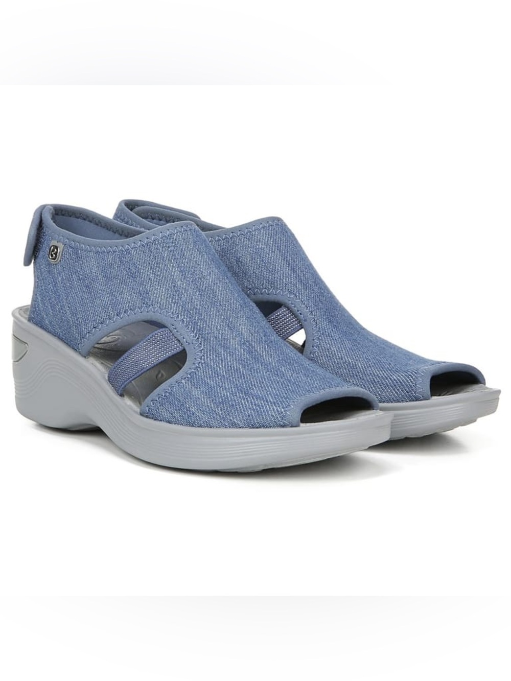 LifeStride Women's Dream Washable Wedge Sandals Wide Width Size 9W